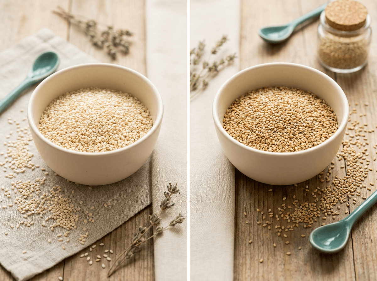 Hulled vs. Unhulled Sesame Seeds