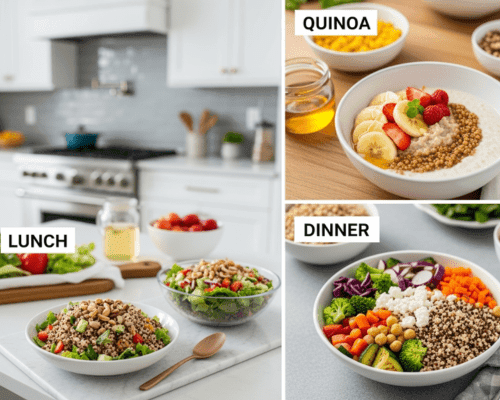 health impacts that matter lunch quinoa dinner