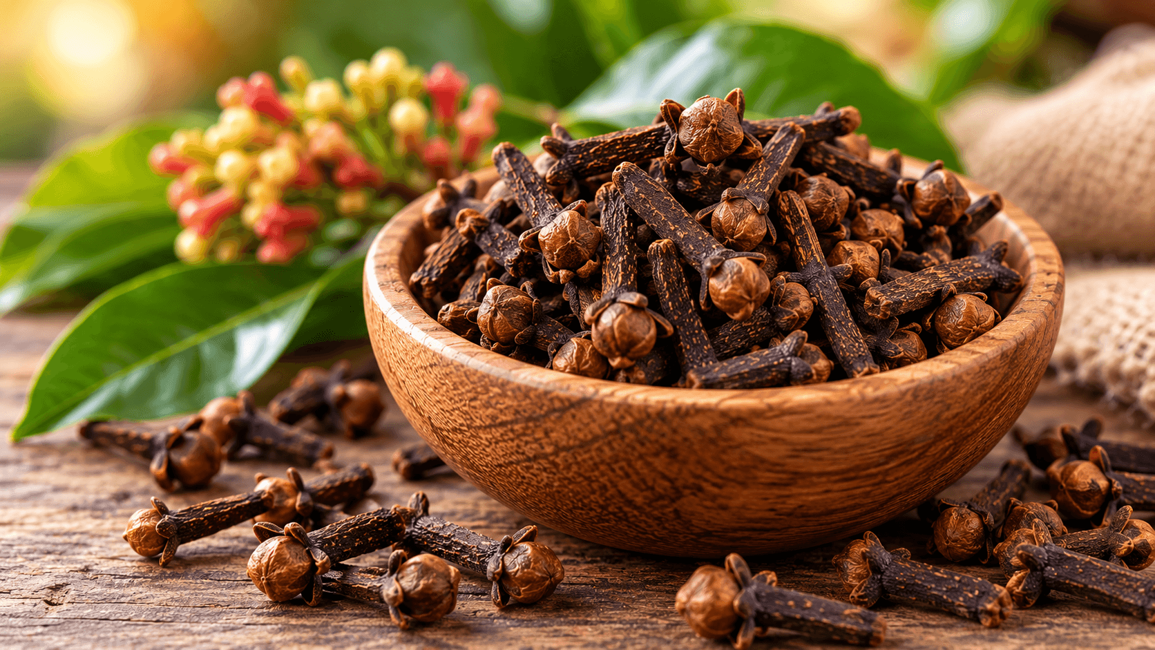 Cloves whole benefits, uses, nutrition and safety infographic