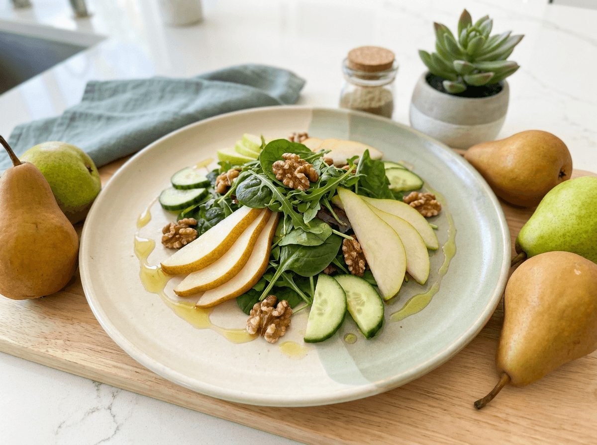 pear-spinach-salad